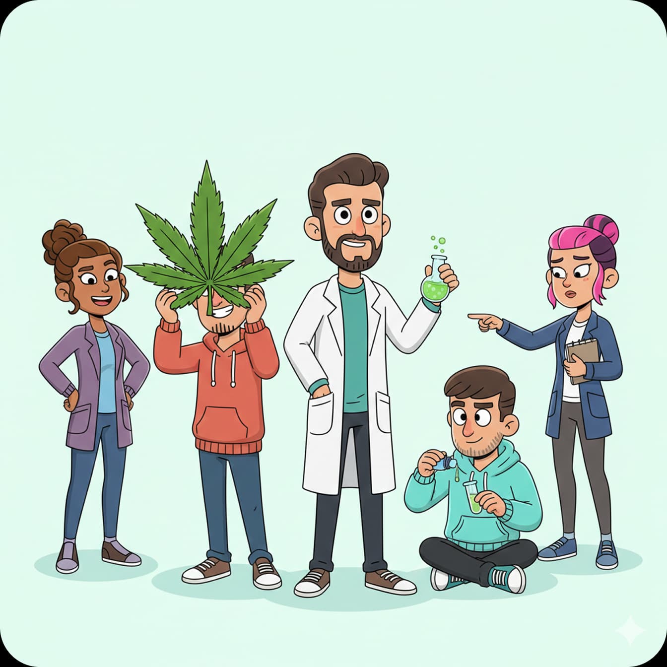 L'équipe Les Amis du CBD